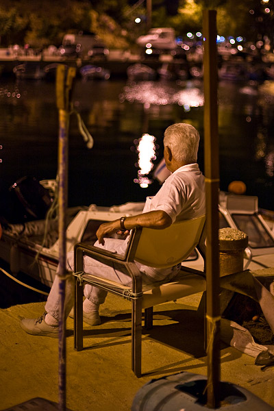 Waiting for the boat